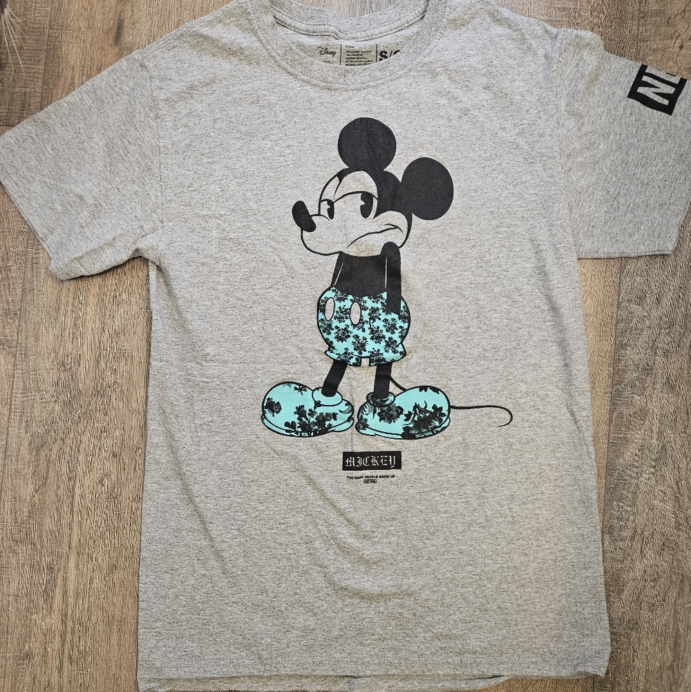 Disney Gray T-Shirt with Black Graphic